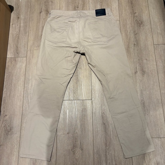 Tailor Vintage Stretch Twill 5 Pocket Summer Beige Pants, 36 x 32 - Picture 8 of 12